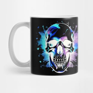 psychedelic skull Mug